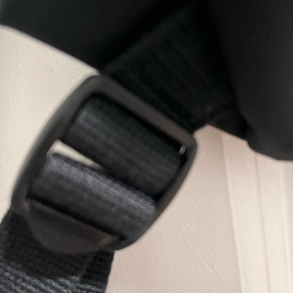 Longchamp Le Pliage Black Backpack with Black Leather Trim - Picture 8 of 11